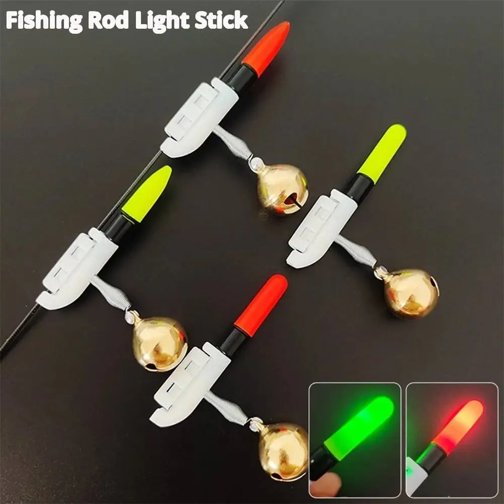 

Night Fishing With Bell Waterproof Removable Fishing Float Light Fishing Pole Light Rod Luminous Stick Fishing Rod Light