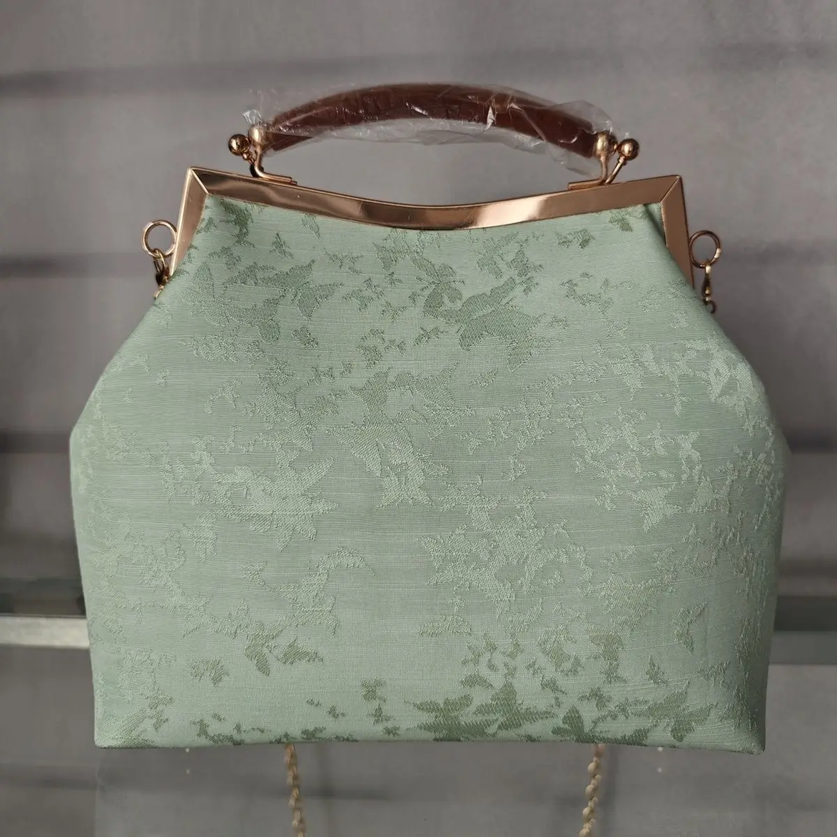 Classic Embroidery Women Shoulder Crossbody Bag Chain Strap Bags Top Handle Bag Vintage Fashion Women's Handbags Purses