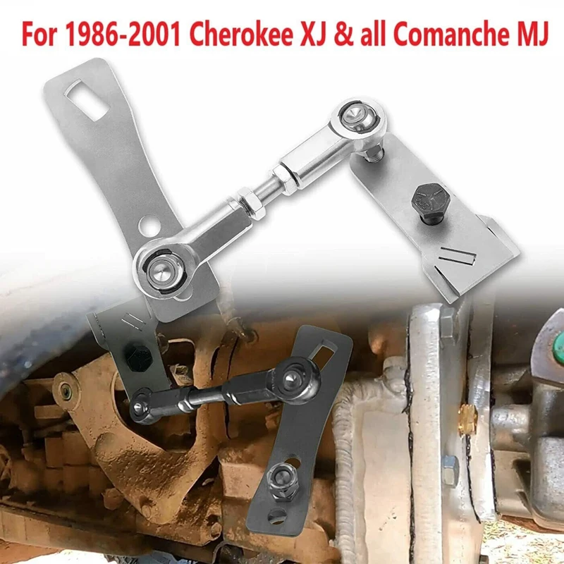 Transfer Case Linkage Kit For Jeep Cherokee XJ Comanche MJ 1986-2001 Stainless Steel