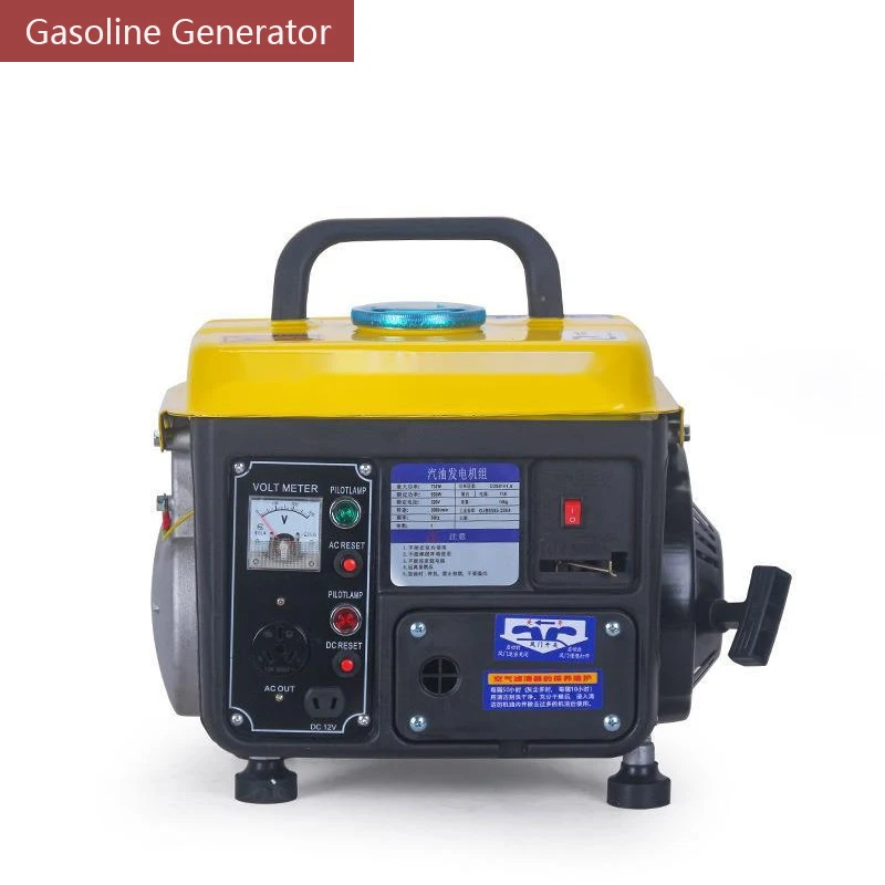 Mini Gasoline Generator Portable 220V Household Mini Outdoor Generator