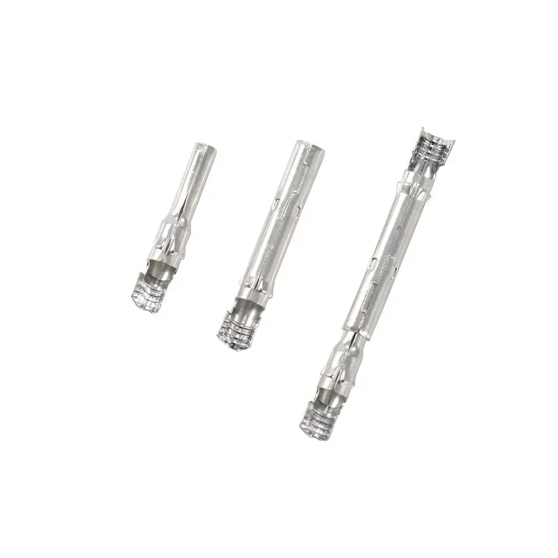 5-20PCS MC4 photovoltaic connector inner core male and female plug terminals positive and negative copper tinned metal parts view 5