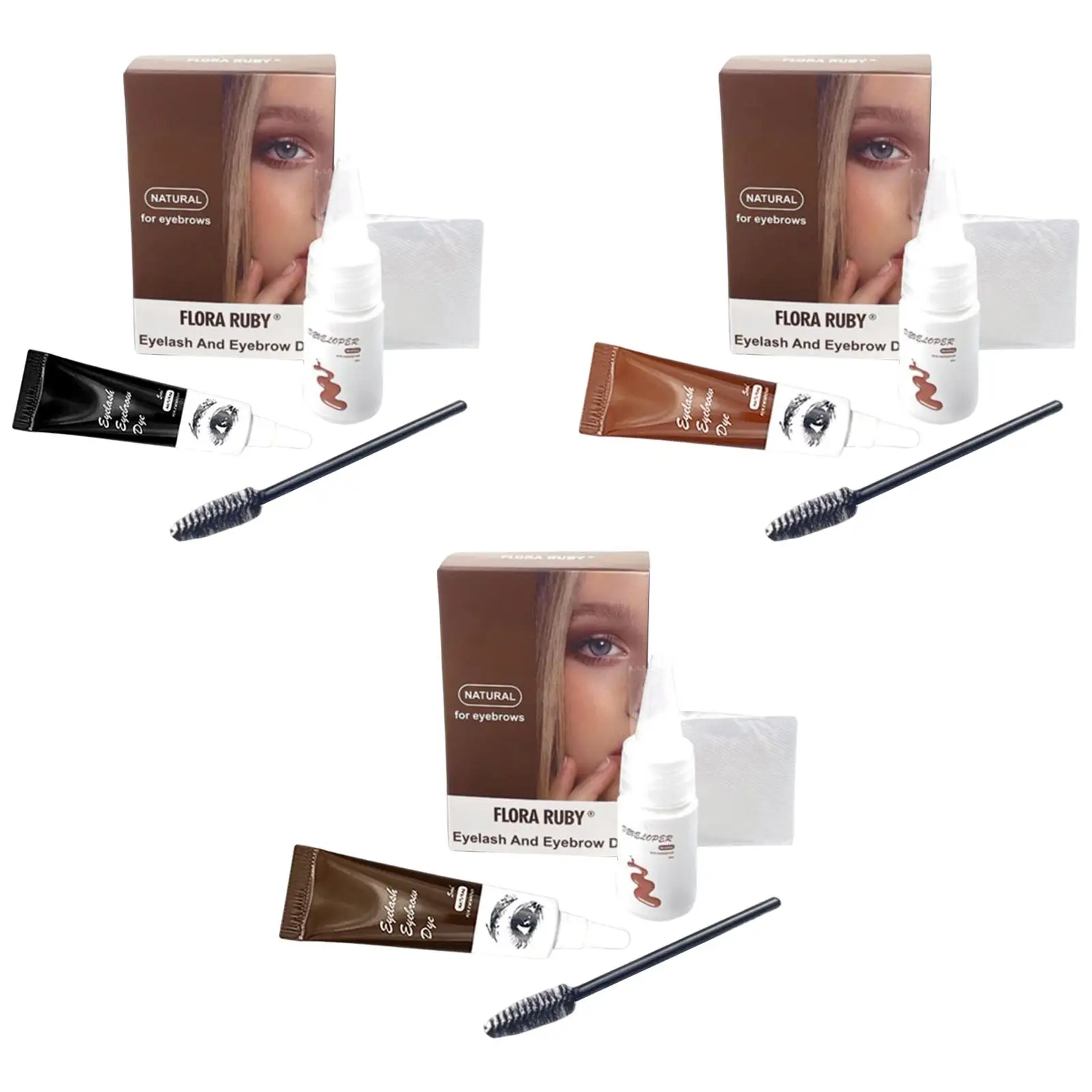 Corante instantâneo para sobrancelha e cílios, gel colorido, intensificador de sobrancelha de longa duração