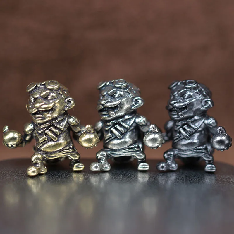 

Alliance Gnome Smoking Bomb Soldier Engineer Brass Knife Beads DIY Paracord Woven Lanyard Keychain Pendants EDC Tool Accessories
