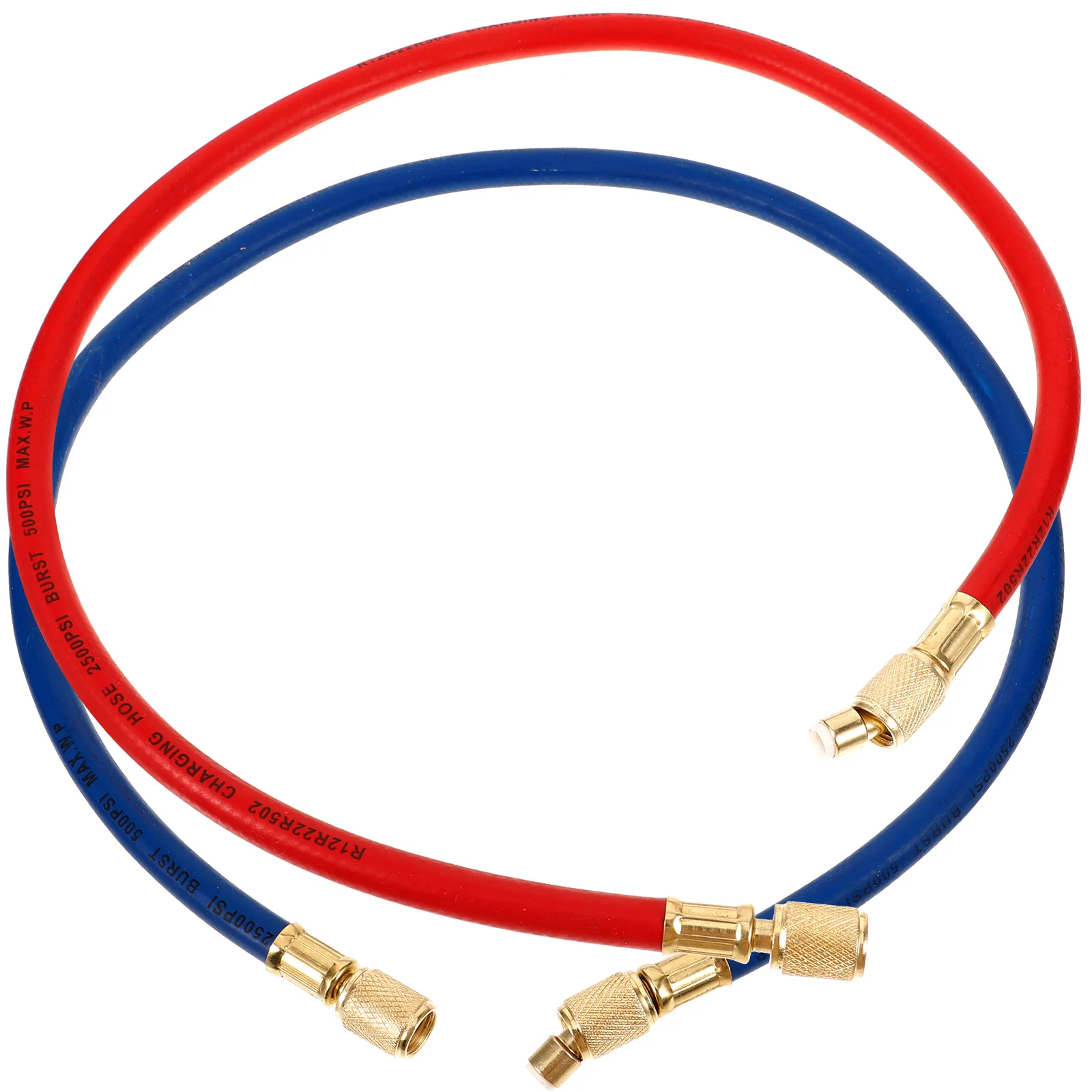 

2pcs Refrigerant Charging Hose Fluoride Adding Tool Air Conditioning Maintenance Kit For Car Ac Repair Filling Tube