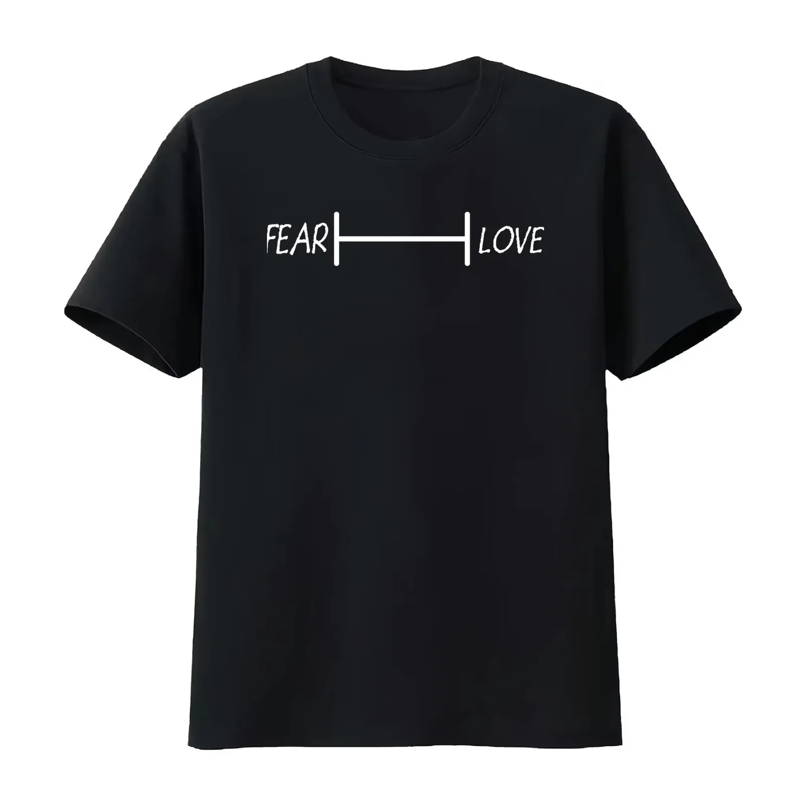 Donnie Darko Fear And Love Spectrum T-Shirt Summer Casual Cotton Tee Oversized Streetwear Tops Vintage Graphic Print