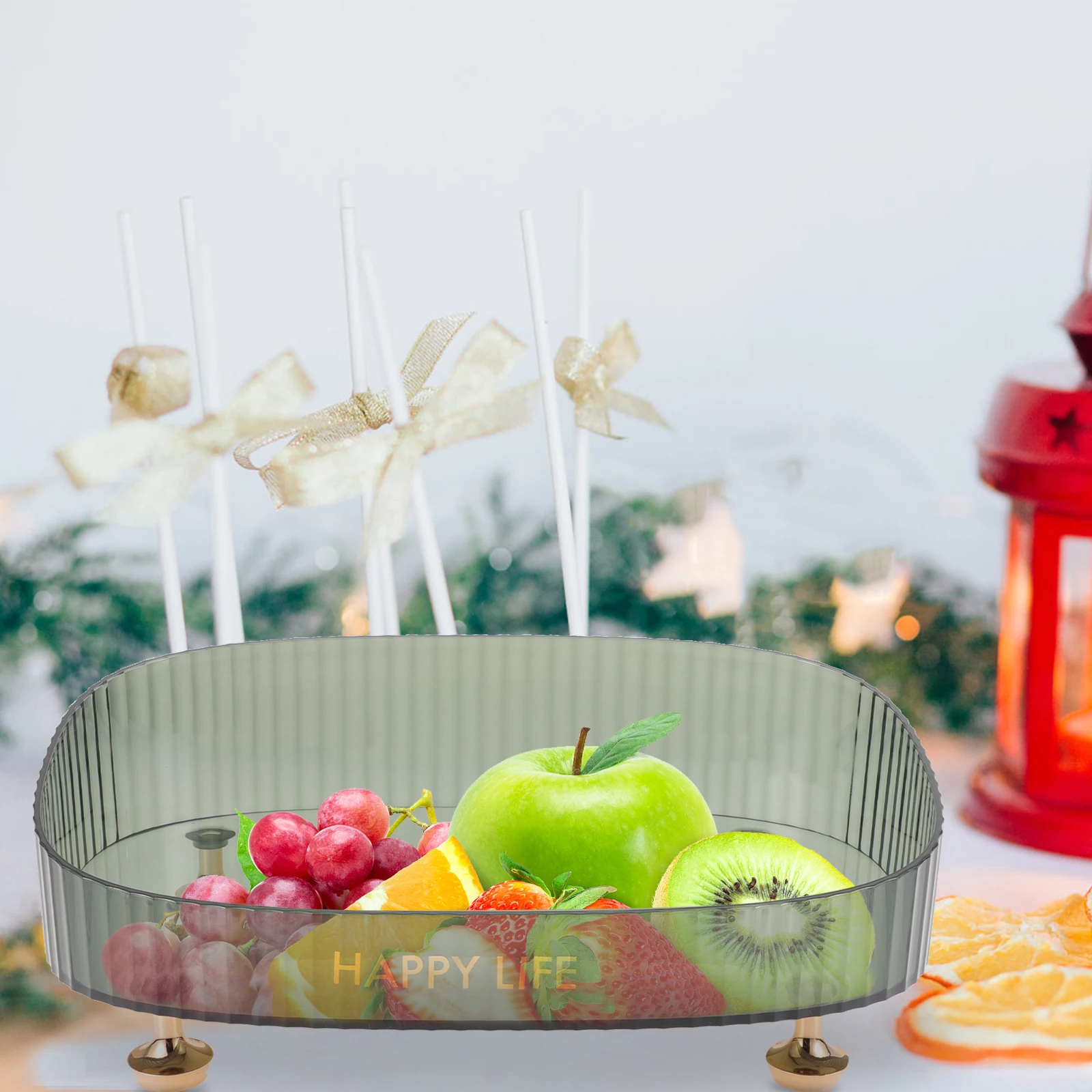 

1pcs Makeup Organizer Box Premium Pet Countertop Storage For Bathroom Vanity Skin Care Products Daily Sundries Holder