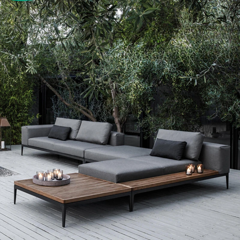 Lounge Garden Sofa Patio Sectional Floor Terrace Sofa 3 Person Muebles Jardin Exterior Y Terraza Garden Furniture