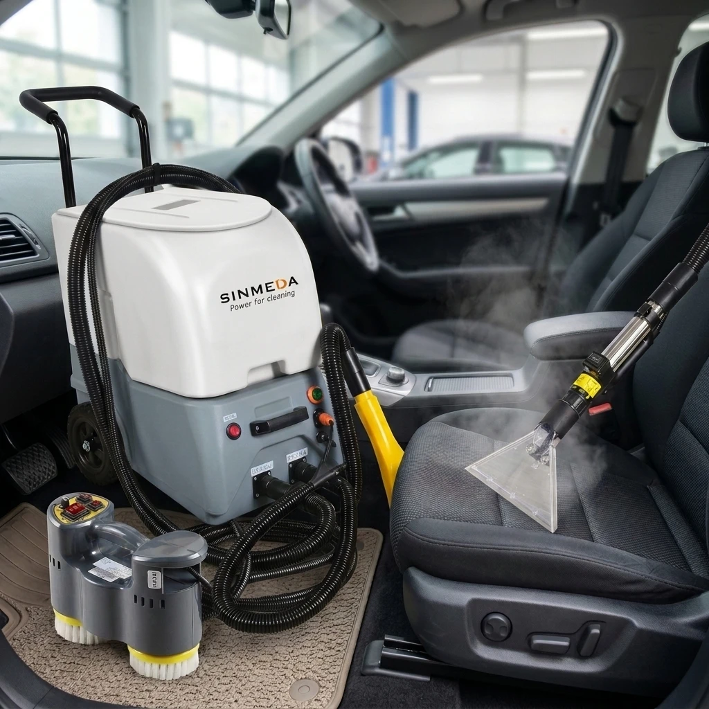 EB-400S Manual Plastic Steam Cleaner For Bed Mattress Sofa Carpet & Car Wash-12L Tank