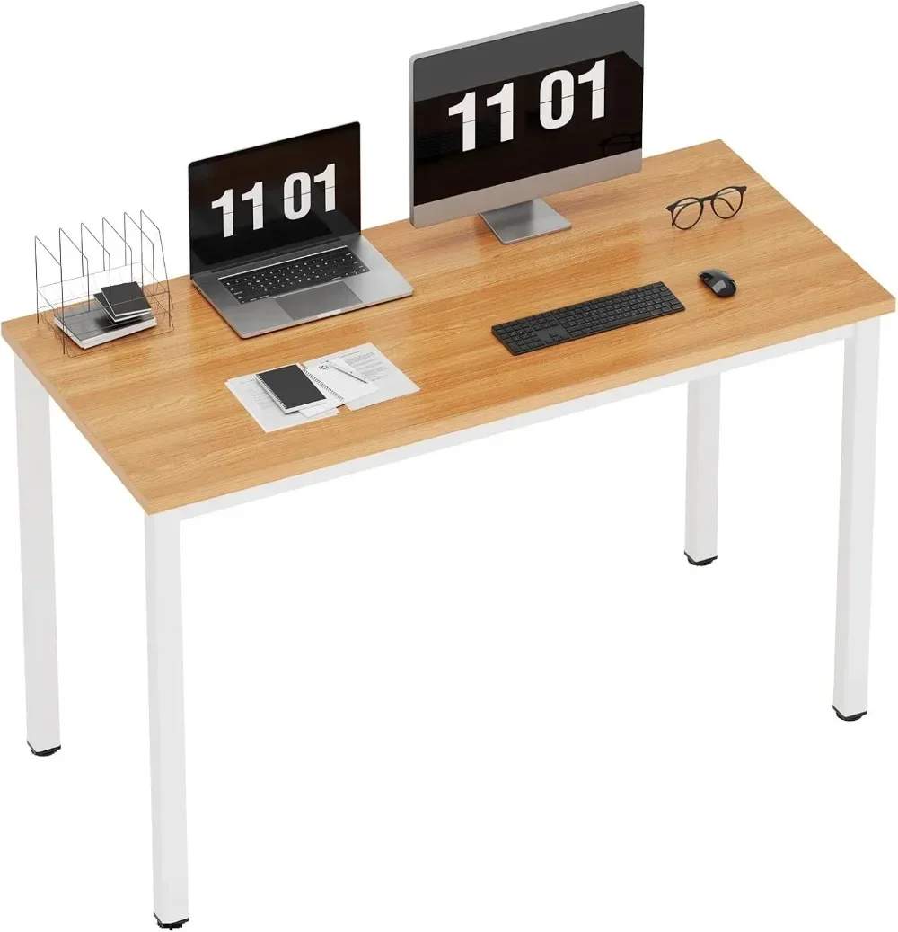 

Need Computer Desk, 47 inch Home Office Desk, Modern Simple Style Home Office Gaming Desk, Basic Writing Table