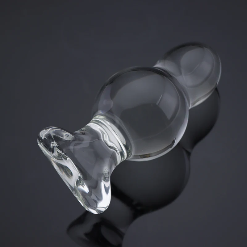 4 Size Crystal Anal Buttplug Anal Dildo Pyrex Glass Butt Plug Female Male Adult Masturbation Sex Toys Women Men Gay Anus Dilator