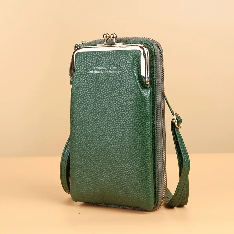 Fashion Small Crossbody Phone Pouch Bags Women Mini Leather Wallet Shoulder Messenger Bag Ladies Phone Bag Coin Purse Handbag image 3