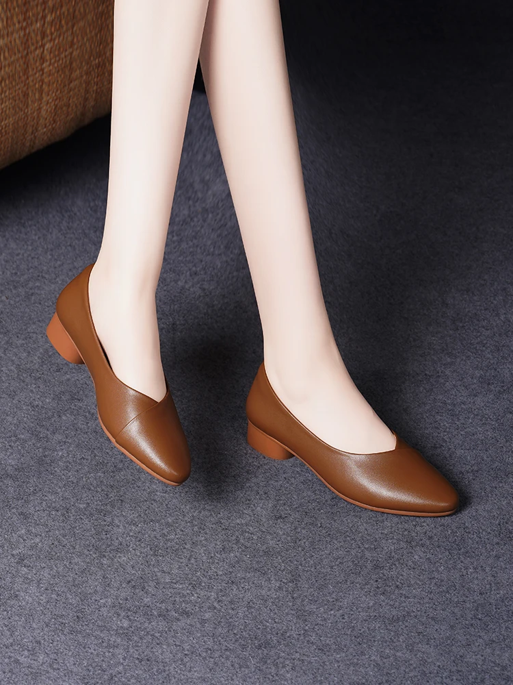 soft-leather-flat-bottom-women's-shoes-spring-summer-new-style-pointed-toe-boat-shoes-comfortable-soft-leather-fashionable