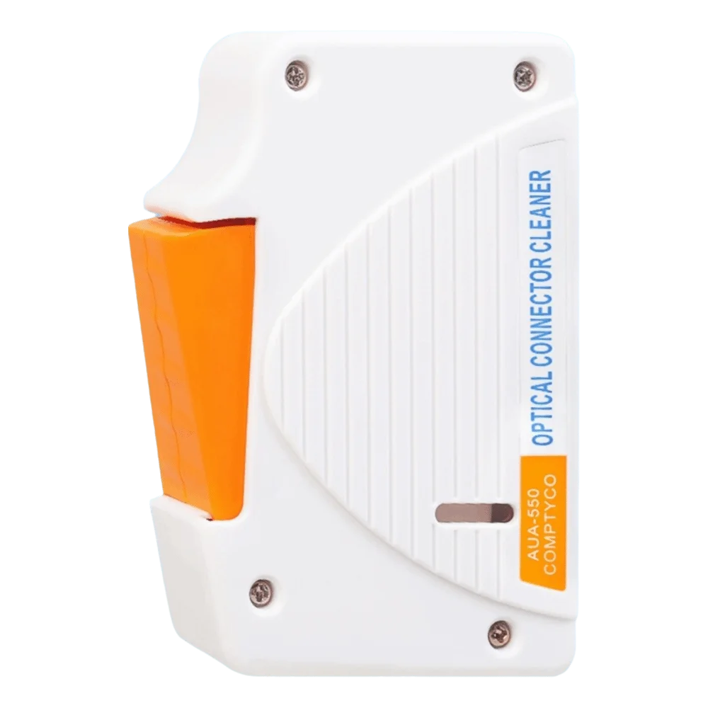 Caixa de limpeza para a extremidade das fibras ópticas, com núcleo substituível, limpador rápido para cabos de conexão, cassete prático, compatível com SC/FC/ST/LC.