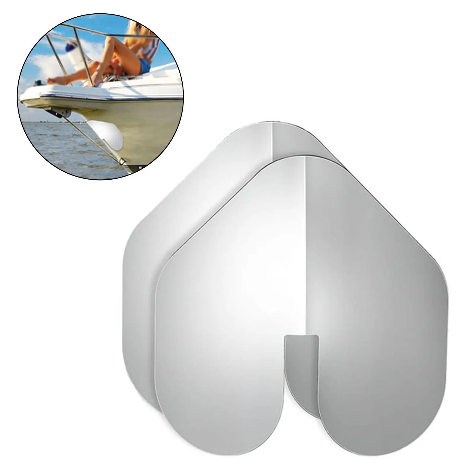 Mirror Polished Stainless Steel Bow Guards Boat Keel Protector Edge Protection Accessory for Marine Safety