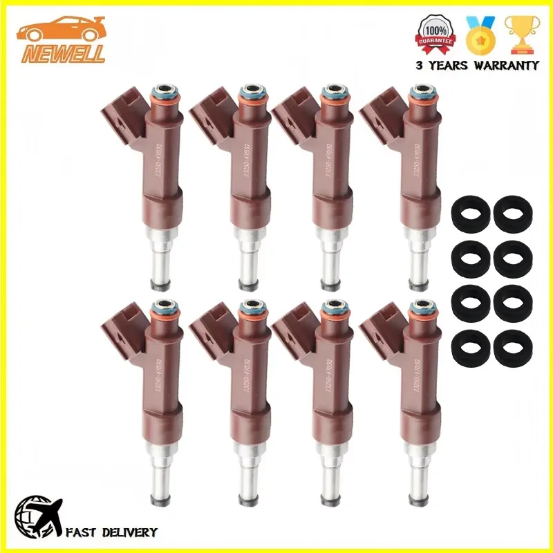 8Pcs 23250-47030 23209-47030 23250-47020 23209-47020 High Quality Fuel Injector For Toyota Lexus Corolla Camry NSP120 1NRFE 1.3L