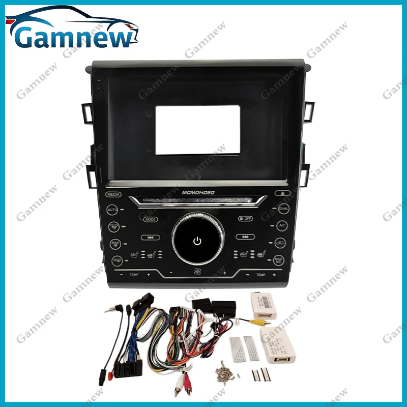 9 Inch Car Frame Fascia Adapter Canbus Box Decoder Android Radio Dash Panel Kit For Ford Mondeo 2014-2023 Fusion 2012-2016