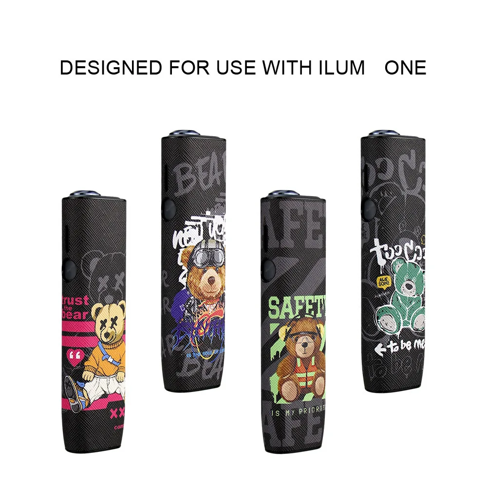 Cover Compatible with Iqos Iluma I One Case Fashion Bear Print Decorative sleeve Suitable for ILUMa ONE Shell Protective Case