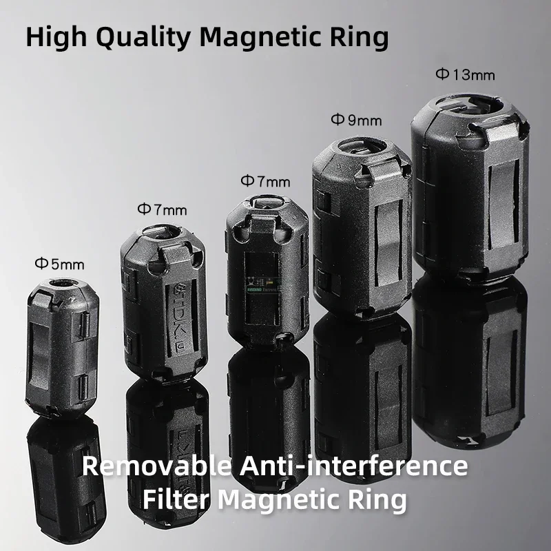 

Многоразмерный интерференционный фильтр, ферритовый сердечник, шнур, кольцо, дроссельная бусина, шумоподавитель, сердечниковые фильтры, съемные для аудиокабеля