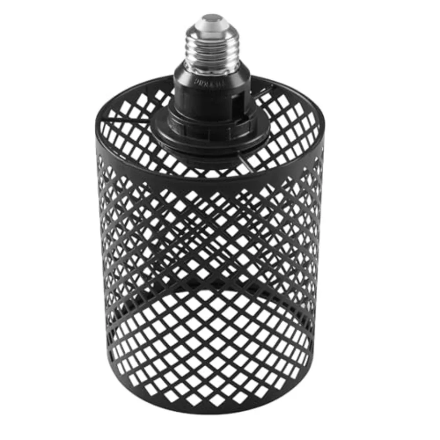 E26 to E26 Edison Light Fixture Vintage Black Metal Cage Light for Wall Sconce Pendant Floor Lamp and Ceiling Light Fixture