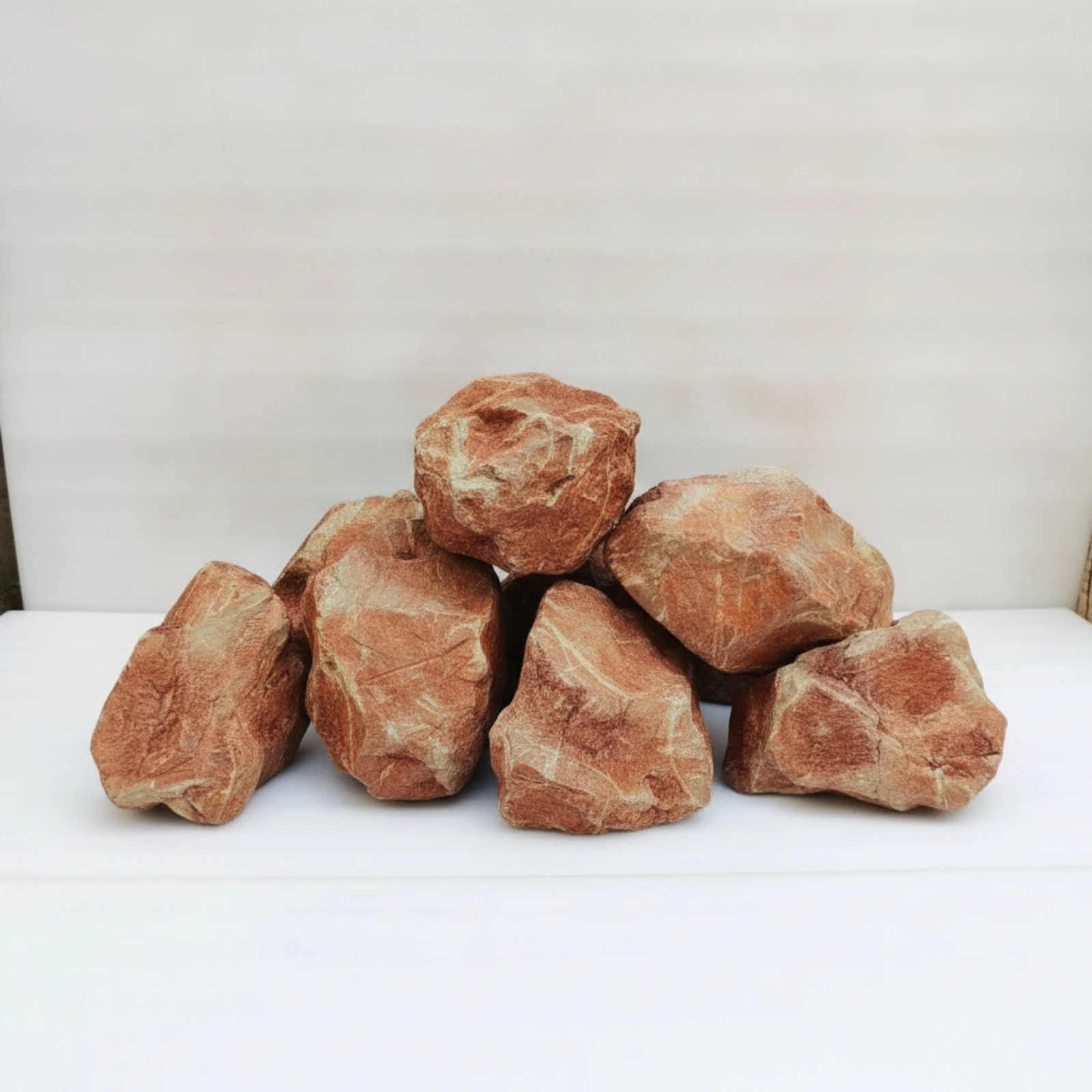 9 Pieces Faux Rock Decorative Faux Stone Boulders Fake Rock Natural Fake Boulder Irregular for Visual Merchandisers