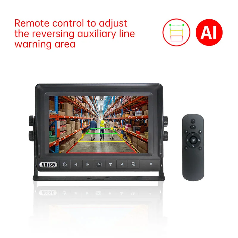 نظام كاميرا احتياطية مقاوم للماء AI مع منطقة تحذير مساعدة عكسية لسلامة المركبات #2