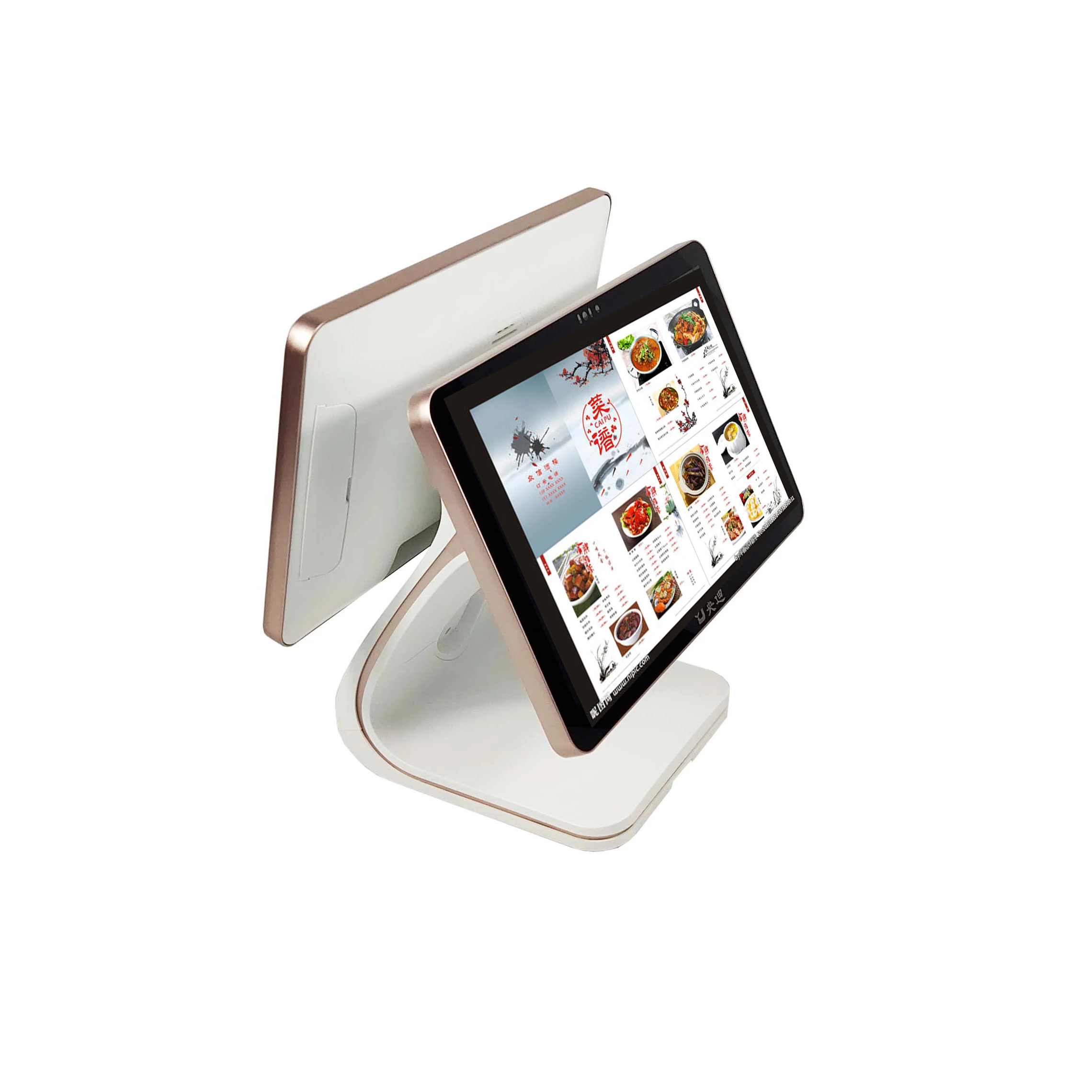 Restaurant Cash Register Price Checker Pos System With Display POS Solution Countertop Point Of Sales Tickets Billing Machine