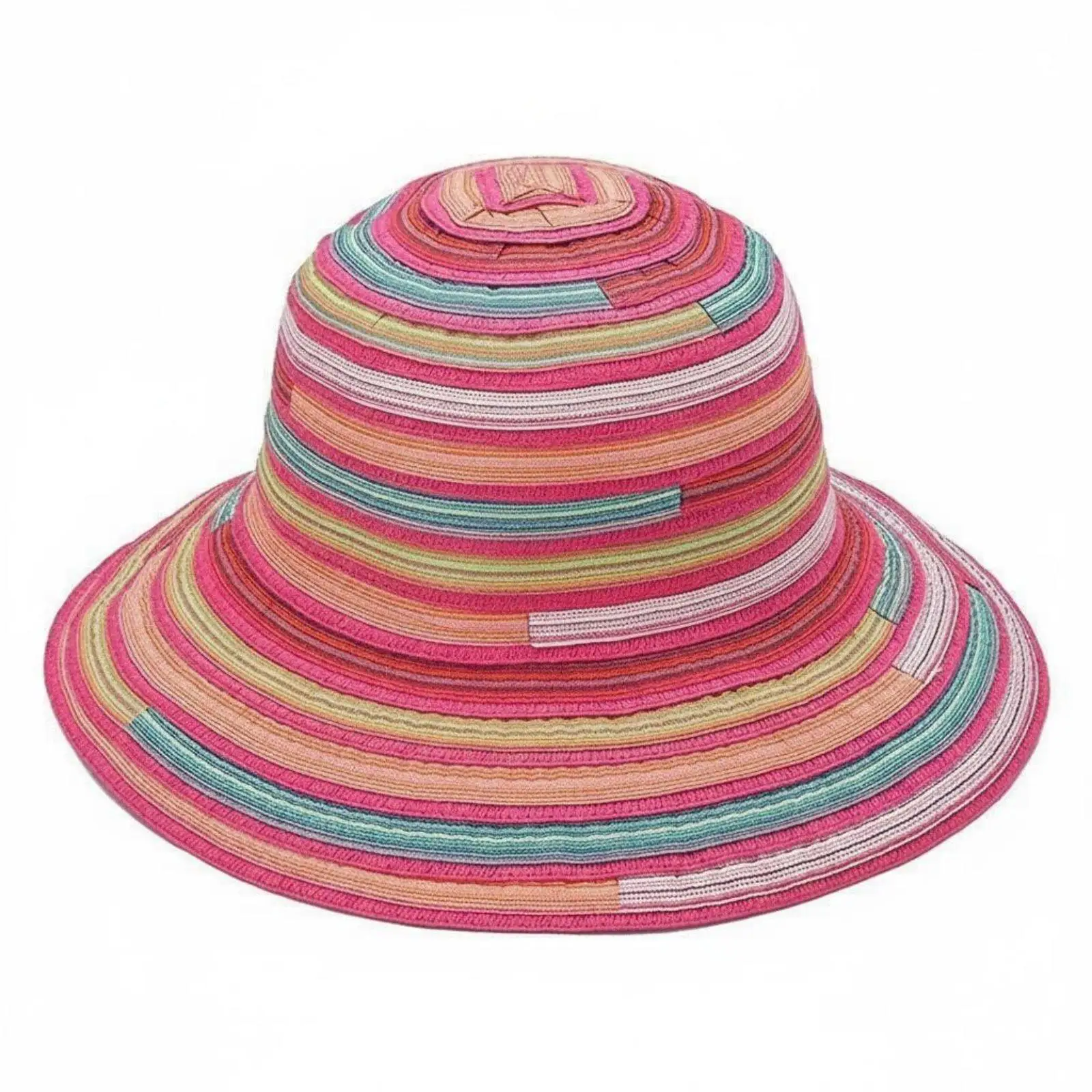 Wide Brim Sun Protection Hat Lightweight Casual Headwear Vacation Style Fisherman Beach Hat for Outdoor Walks
