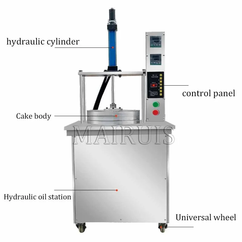 Factory Supply Automatic Restaurant Tortilla Making Machine / Dough Press Machine / Roasted Duck Cake Press Maker Machine