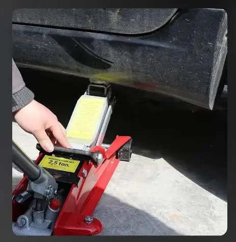 2 Ton Portable Hydraulic Horizontal Jack, Heavy-Duty Steel Floor Jack with Low Profile & Quick Lift for Car SUV Sedan Tire Chang