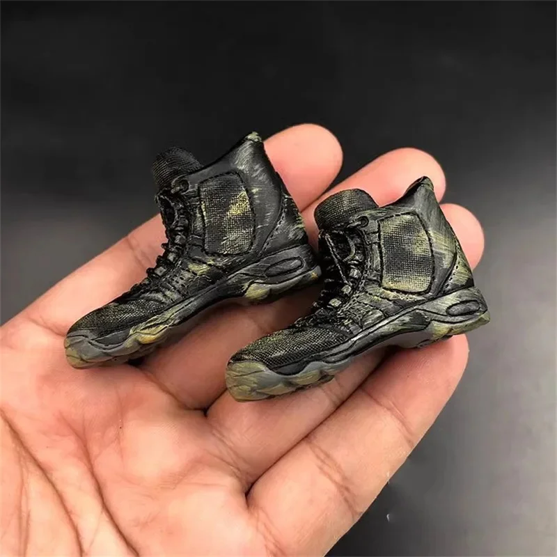 1/6 Soldier Modern Trends US Army Black Vintage Hiking Boots Hollow High Quality Model Fit 12'' Action Figure Body In Stock