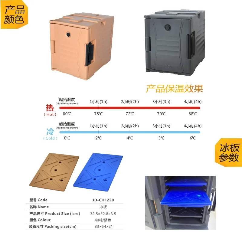 Commercial incubator 90 liters food incubator canteen catering box central kitchen catering box