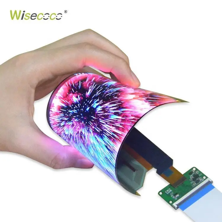1920*1080 LCD Screen 6 Inch Oled Flexible Lcd Screen Display Foldable High Resolution Display
