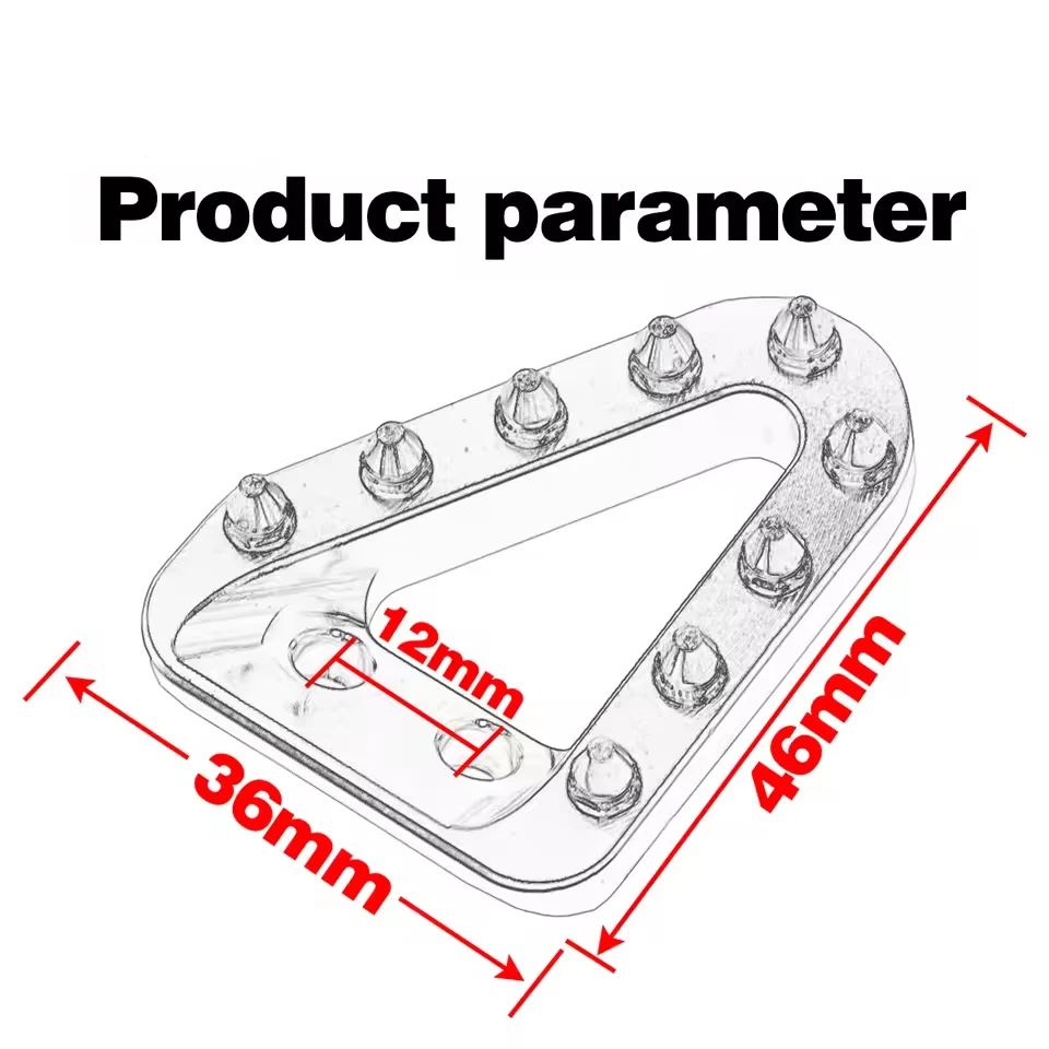 2024 ل EC250 EC300 EX250 EX300 MC250 MC300 GasGas الغاز الغاز CNC الخلفية بدال فرامل لوحة ل KTM EXC SXF SX TE FE TC FC TX أجزاء #2