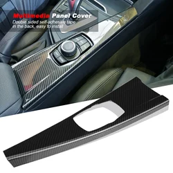 Carbon Fiber ABS Interior Multimedia Panel Cover Trim Lefthand Driving For BMW 3 Series F30 F34 4 Series F33 F36