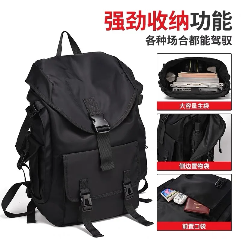Men's Outdoor Hiking Backpack, Large Capacity Travel Bag for Camping&Trekking,Laptop Compartment Large Capacity Bag for Students