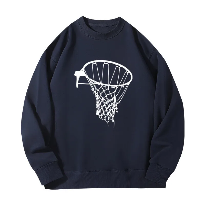 Autumn/winter Dunk the Basketball Printed Sweatshirt For Men Women Casual Round neck Tops Casual Couple Pullover