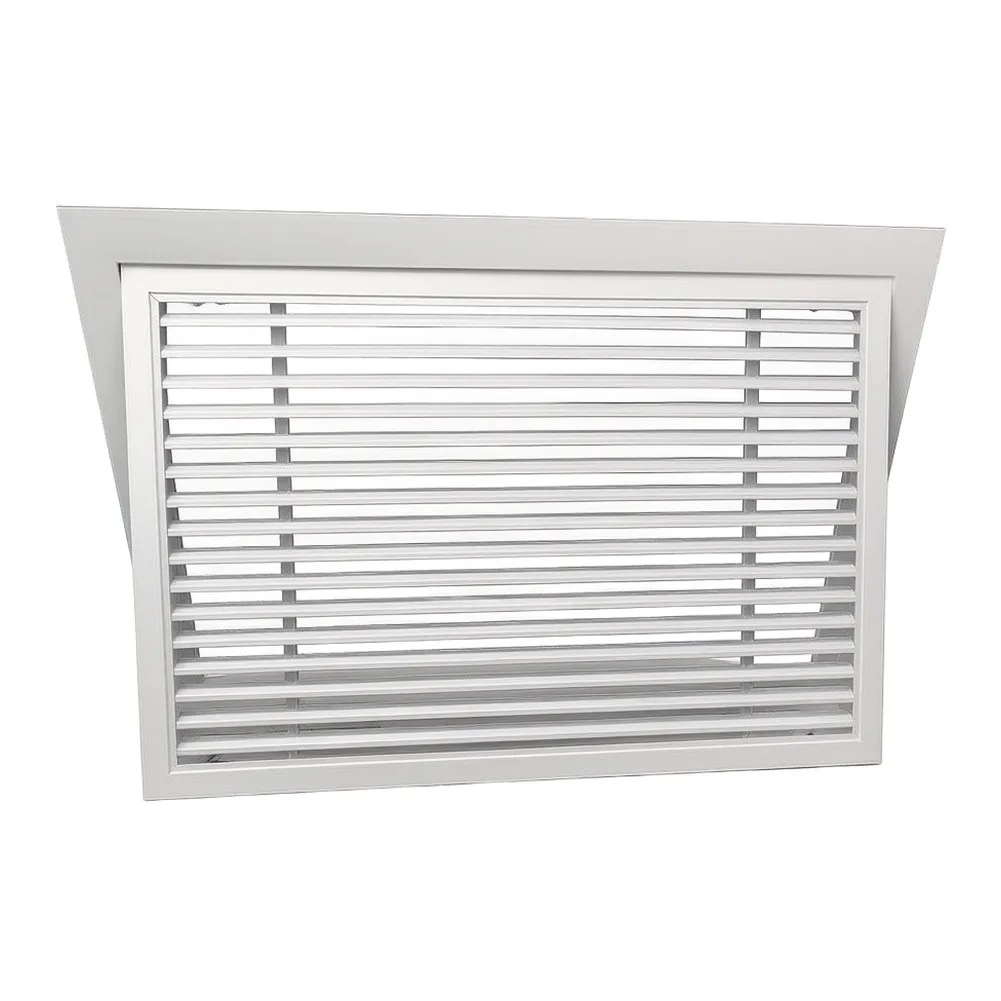 Return Air Louver Ventilation Net for Central Air Conditioning with Reinforced Frame and Noise-Suppressing Design