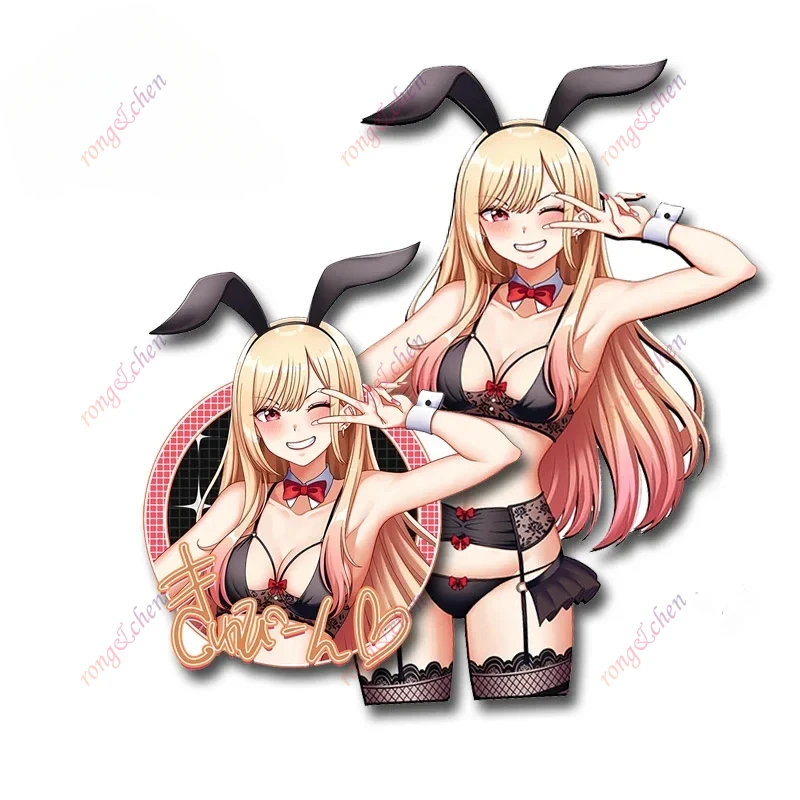 

Sexy Girl Car Sticker Marin Gothic Goth for Car Motorcycle Racing Helmet Laptop Trunk Body Car Window Surfboard PVC Vinyl Decals