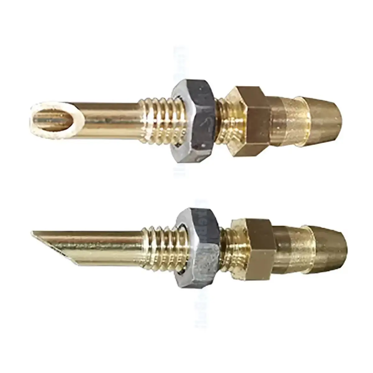 2pcs Copper Water Nozzle 4mm Big Hole Water Cooling Inlet Brass Water Scraping Nipple Faucet for RC Boat Connecting Parts