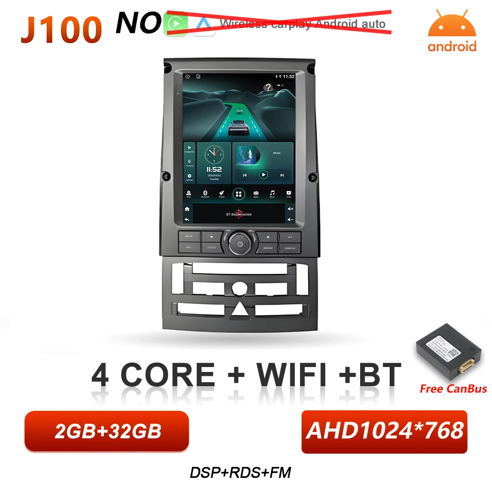 Android 16 autoradio voor Peugeot 407 2004-2011 multimediaspeler GPS navigatie Carplay stereo 5G WIFI touchscreen DSP RSD