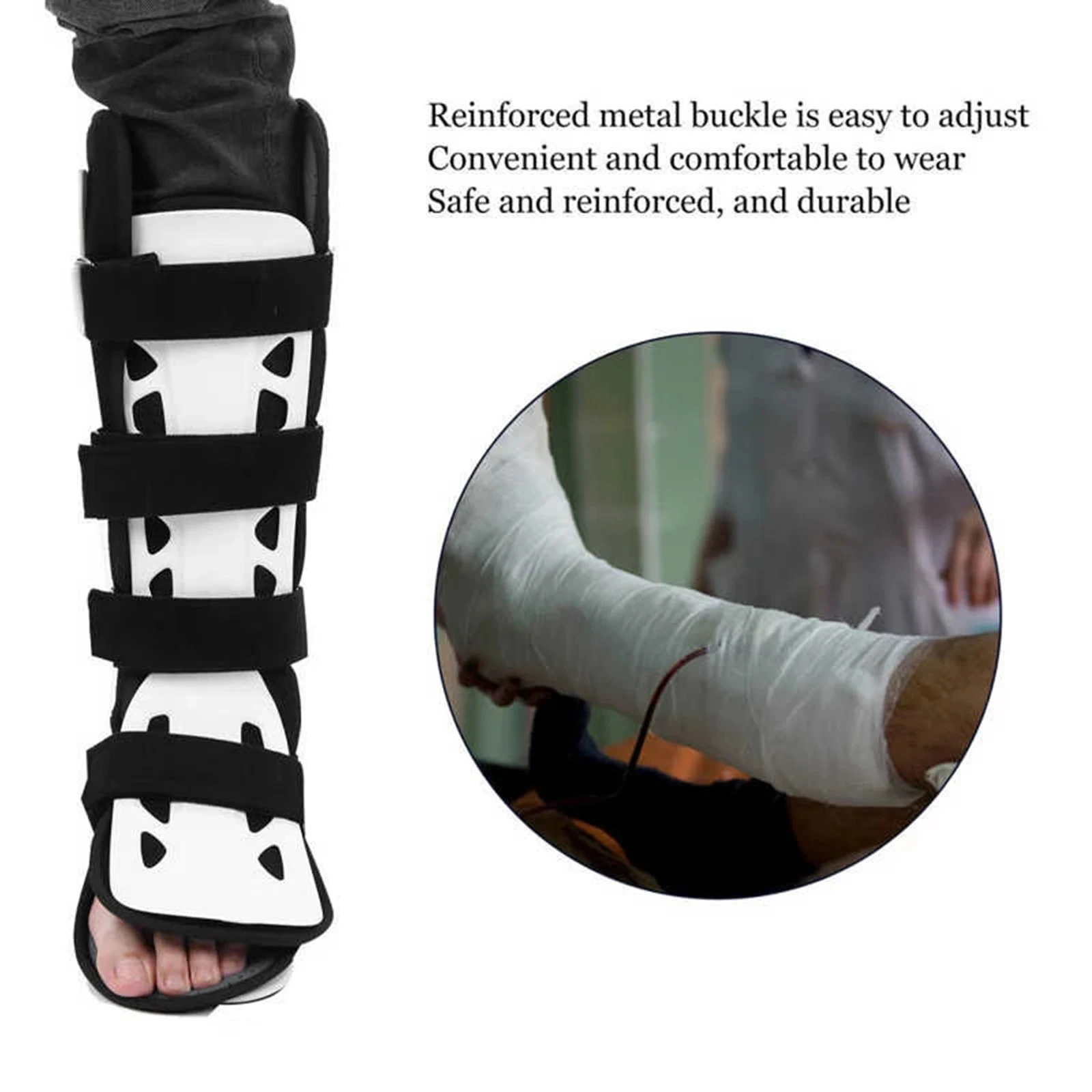 Ankle Support Foot Support Brace Durable Adjustable Ankle Joint Fixed Brace Splint Ankle Brace