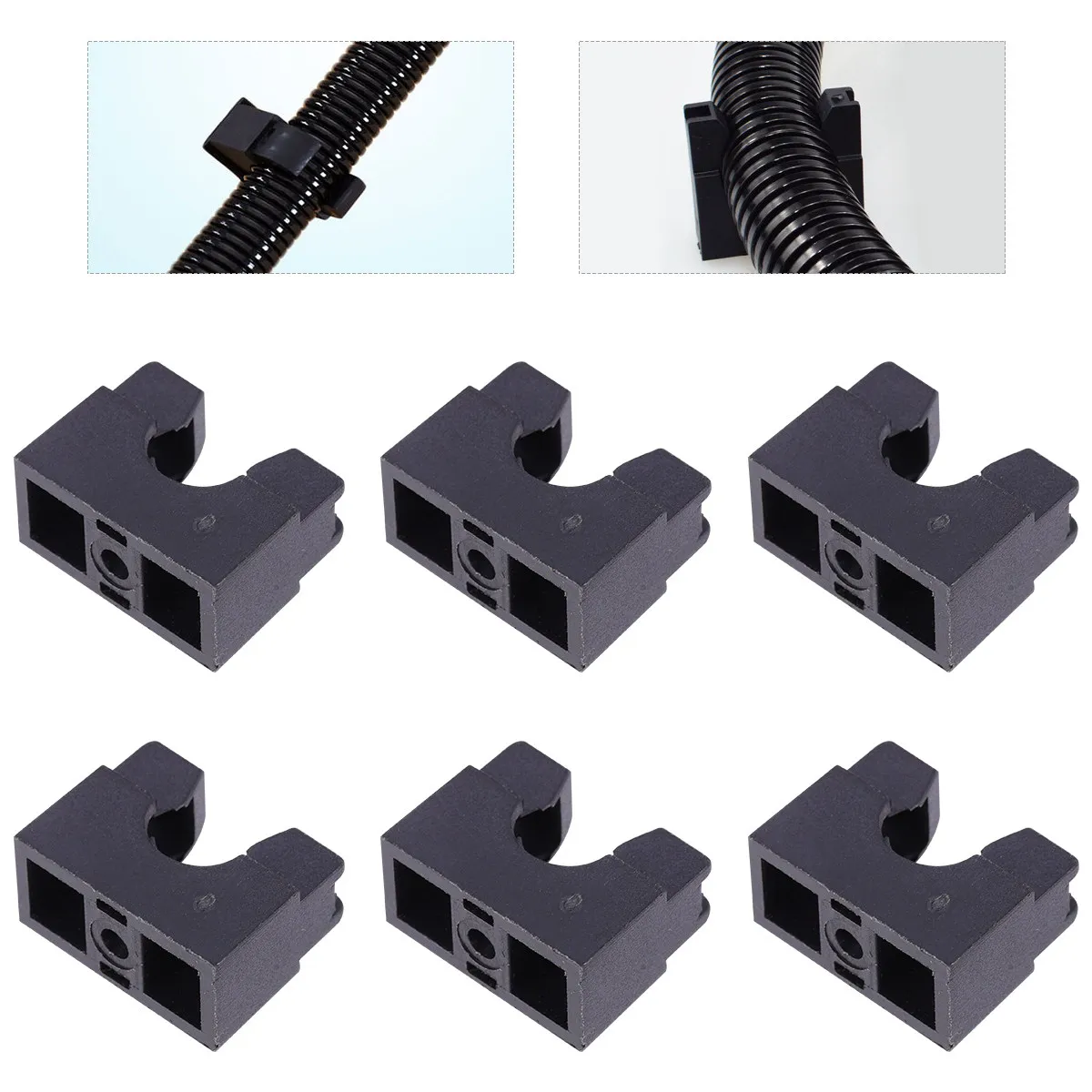 10pcs Hose Fixing Support Mount Bracket For Sewer Hose Lift Cradle Weatherproof Nylon Pipe Stand Soft Tube Holder Clamp Hardware view 3