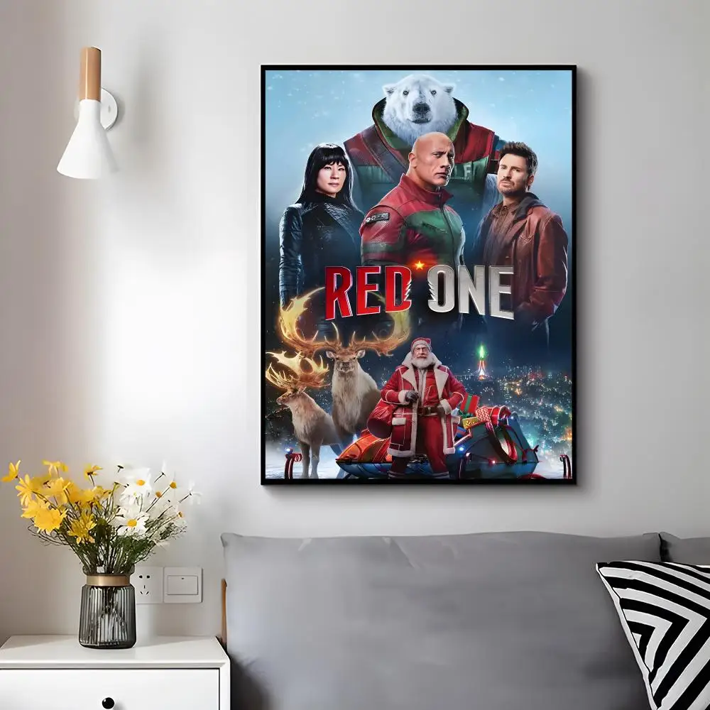 High Octane Action Movie R-Red One Poster Modern Luxury Wall Poster Home Decor Space Enhancer