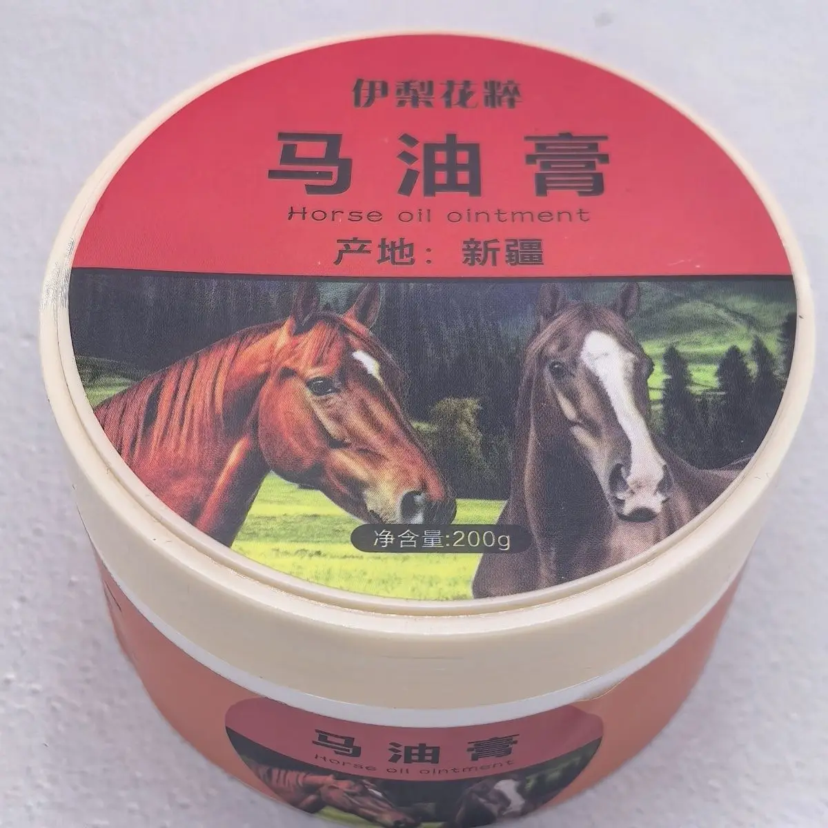 

Pear Blossom Horse Oil Balm 200g, Ili Moisturizing Repairing Balm for Face Body Hands​