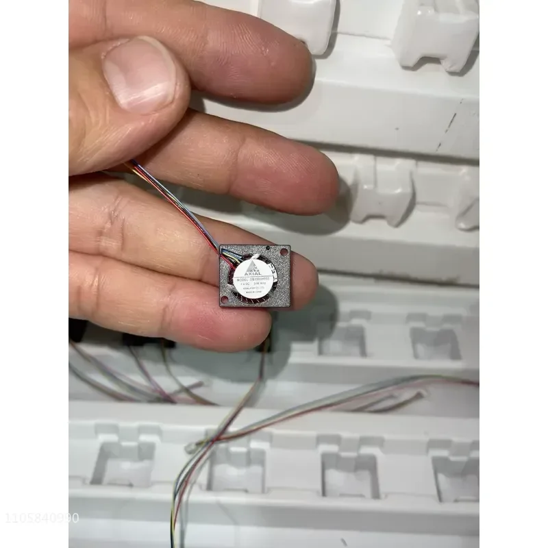 Brand New Original Small Cooling Fan with Screws Complete Wires Standard Hole Spacing for DIY