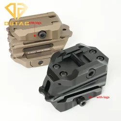 Tactical Flashlight Red Dot Sight Mount Adjustable Height Version Optical Metal Scope Base For 20MM Rail Airsoft Accessories