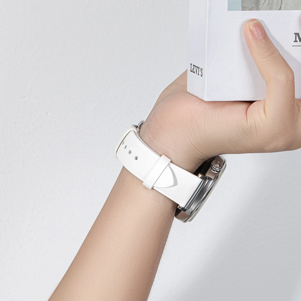 Мягкий кожаный ремешок для Xiaomi Watch S4, спортивная петля 41 мм, сменный ремешок для аксессуаров для XIAOMI Watch S4, металлическая пряжка 41 мм