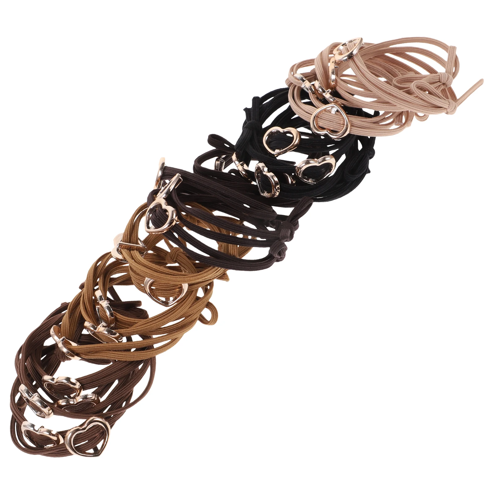 

30pcs Bohemia Headband Rubber Set Women Girls Hair Accessories Elastic Ties Durable Ponytail Holders Hairstyling Bands