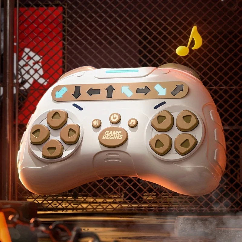 Gioco interattivo per la danza delle dita: console di gioco Rhythm Master Pocket Dance a spinta rapida, gioco di rilassamento con indicatore di direzione