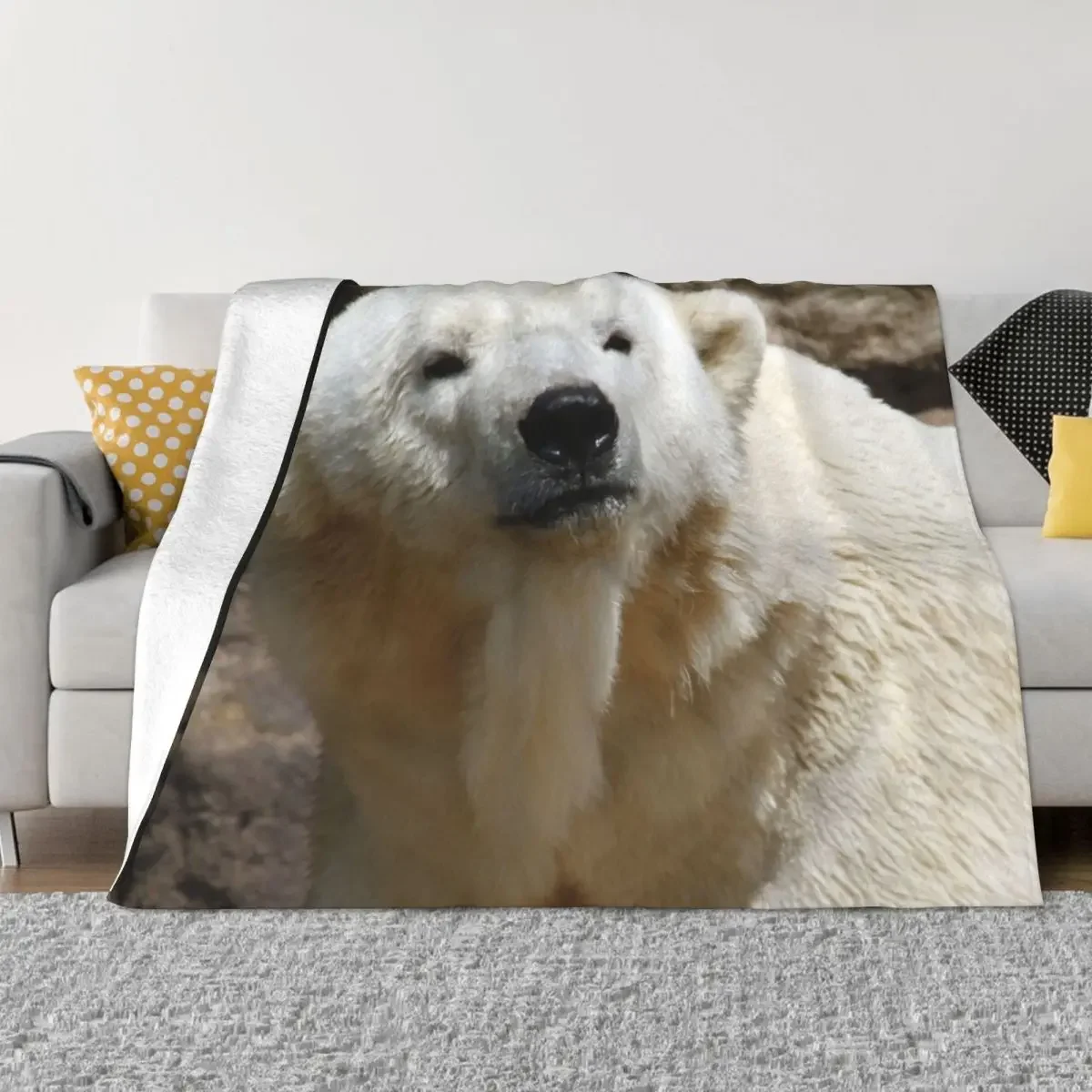 

Polar Bear 519 Throw Blanket Flannel Blankets Sofas Of Decoration Blankets